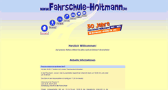 Desktop Screenshot of fahrschule-holtmann.de