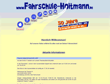 Tablet Screenshot of fahrschule-holtmann.de
